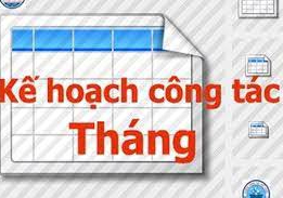 KẾ HOẠCH CÔNG TÁC THÁNG 4/2021